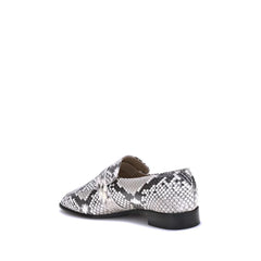Ferragamo Python print leather Loafers - Flats