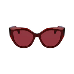 Ferragamo Red Acetate Sunglasses