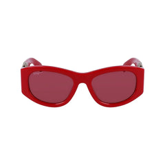 Ferragamo Red Acetate Sunglasses