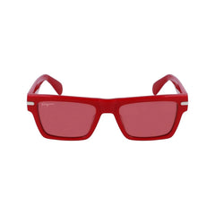 Ferragamo Red Acetate Sunglasses