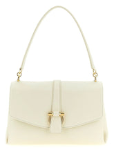 Ferragamo White Calfskin Shoulder Bag