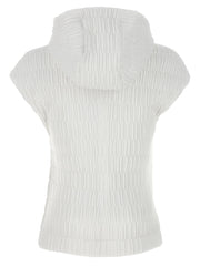 Ferragamo White Polyamide Sleeveless Jacket - IT44