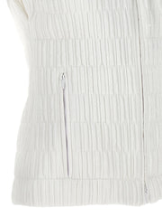 Ferragamo White Polyamide Sleeveless Jacket - IT44