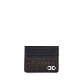 Ferragamo Woven Gancini Card Holder - Card Cases