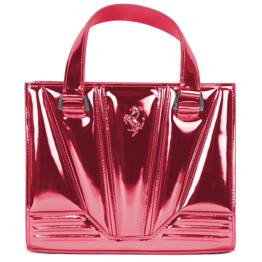 Ferrari Fuchsia Leather Handbag - Satchel Bags