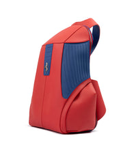 Ferrari Red Leather Technical Backpack - Backpacks