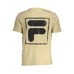 Fila Beige Cotton T-Shirt - T-Shirts