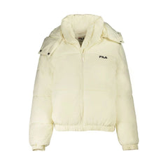 Fila Beige Polyester Jackets & Coat - XL - Parkas