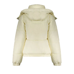 Fila Beige Polyester Jackets & Coat - XL - Parkas