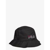 Fila Black Cotton Bucket Hat - UNI