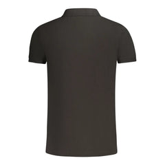 Fila Black Cotton Men Polo Shirt - Polos