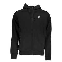 Fila Black Cotton Men Sweater - XS - Sweatshirts
