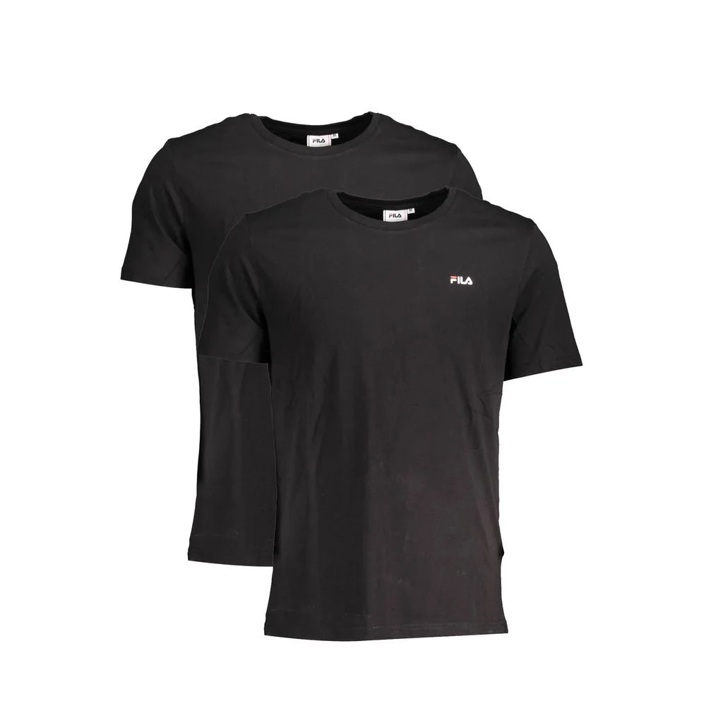 Fila Black Cotton Men TShirt - T-Shirts