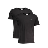 Fila Black Cotton Men TShirt - T-Shirts