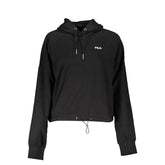 Fila Black Cotton Women Sweater - Hoodies
