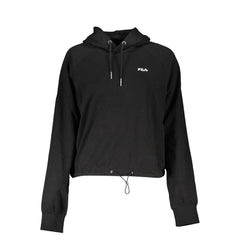 Fila Black Cotton Women Sweater - Hoodies