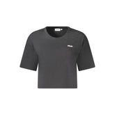 Fila Black Cotton Women’s T-Shirt - XS - T-Shirts