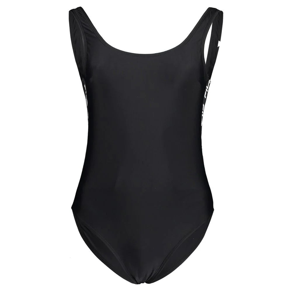 Fila Black Elastane Swimwear - XS - One-Piece Swimsuits