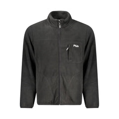 Fila Black Polyester Men Jacket - Coats & Jackets