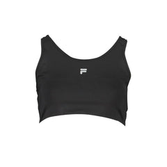 Fila Black Polyester Women Sports Bra - XS - Sports Bras