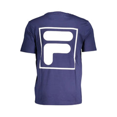 Fila Blue Cotton T-Shirt - T-Shirts