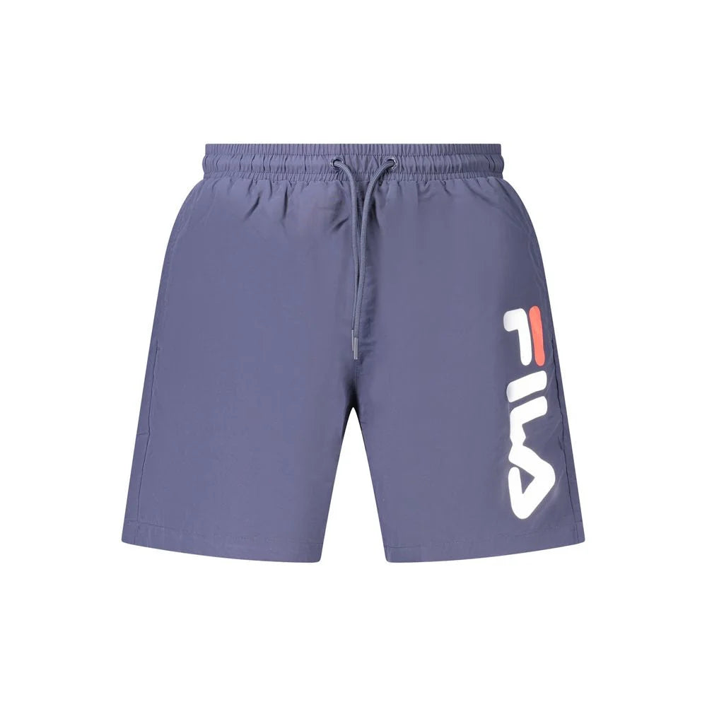Fila Blue Polyamide Swimwear - Swim Boxers