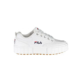 Fila Chic White Wedge Sneakers with Embroidered Detail - EU41/US11