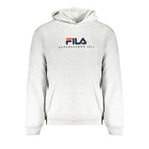 Fila Gray Cotton Men Sweater - S - Hoodies