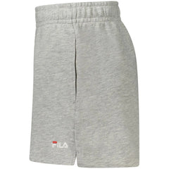 Fila Gray Cotton Pant - Jogger Shorts