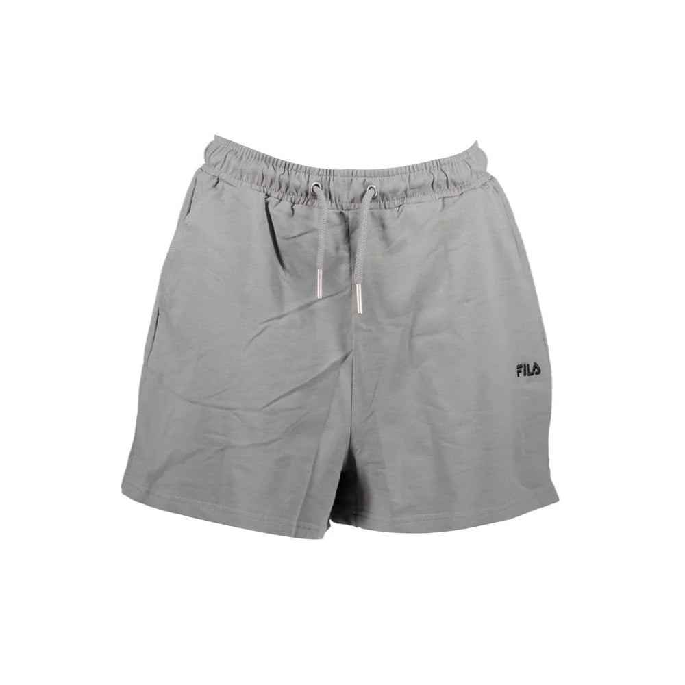 Fila Gray Cotton Pant - Jogger Shorts