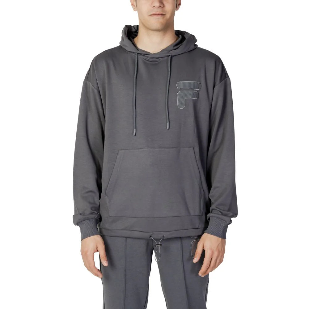 Fila Gray Viscose Hoodie - IT44 | S