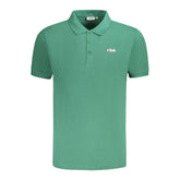 Fila Green Cotton Polo Shirt - S