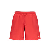 Fila Red Polyester Swimwear - Swim Boxers