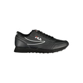 Fila Sleek Black Lace-Up Sport Sneakers - Sneakers