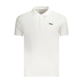 Fila White Cotton Men Polo Shirt