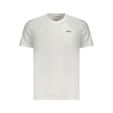 Fila White Cotton Men T-Shirt - T-Shirts