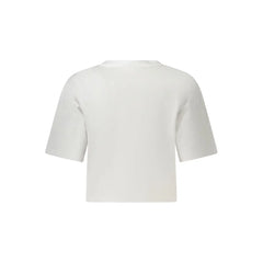 Fila White Cotton Women T-Shirt - T-Shirts