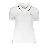 Fila White Cotton Womens Polo Shirt - Polos