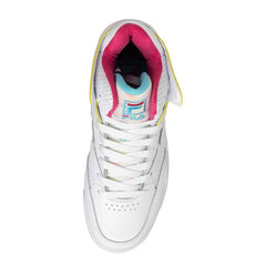 Fila White Leather Athletic Sneakers - EU39/US9