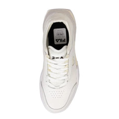 Fila White Leather Low Top Sneakers - EU43/US10