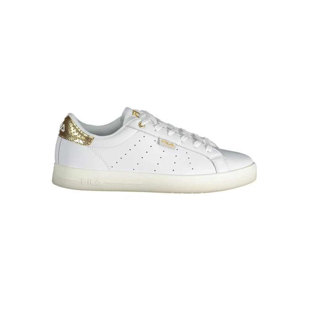 Fila White Leather Women Sneaker - EU41/US11 - Sneakers