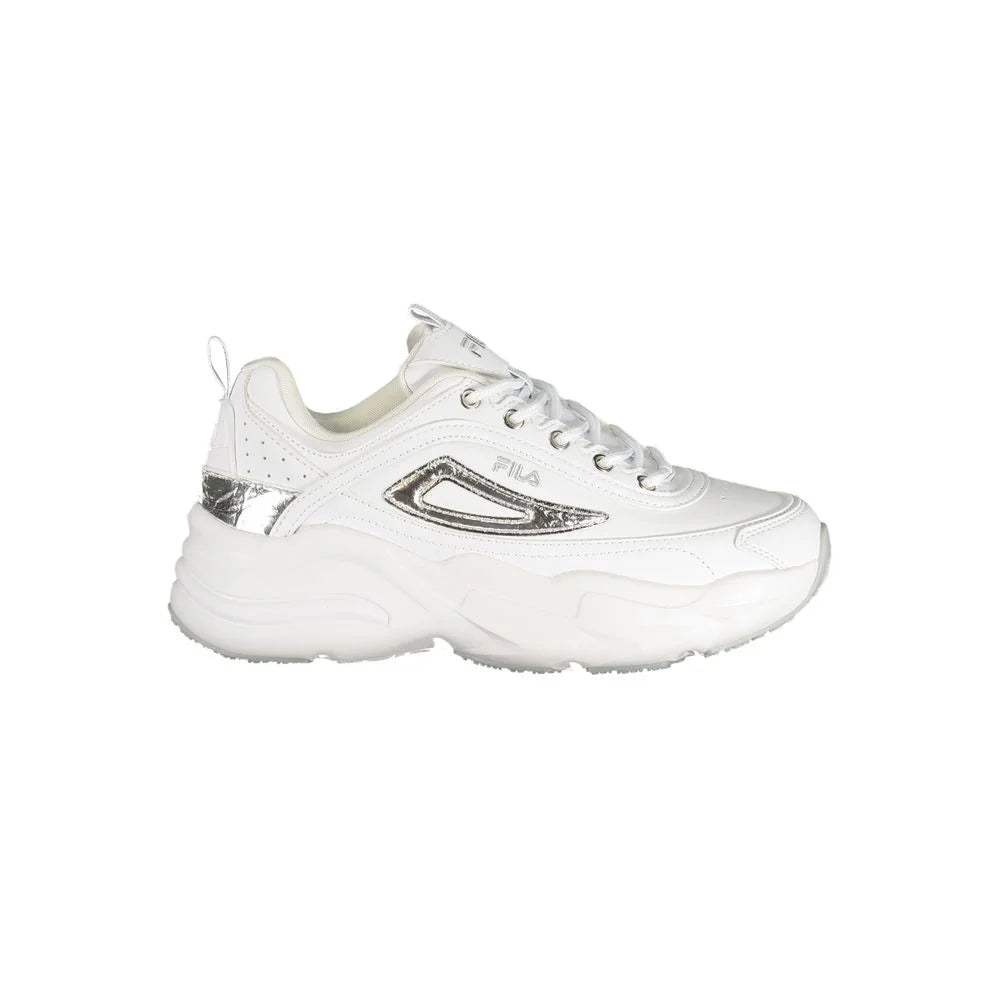 Fila White Polyester Sneaker