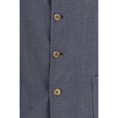 Finamore Gray Wool Oves Aries Jacket