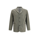 Finamore Green Fleece Wool Coat