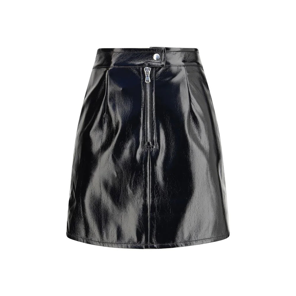 Fiorucci Black Cotton Mini Skirt - IT38 | S
