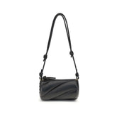 Fiorucci Black Lamb Ovis Aries Aries Shoulder Bag