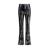 Fiorucci Black Polyethylene Casual Pants