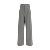Fiorucci Multicolor Fleece Wool Casual Pants