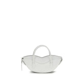 Fiorucci White Calf Leather Bos Taurus Handbag