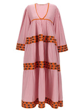 Flora Sardalos Multicolor Cotton Long Dress - One Size